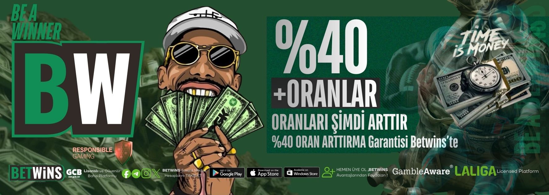 BETWİNS %40 ORAN ARTTIRMA GARANTİSİ